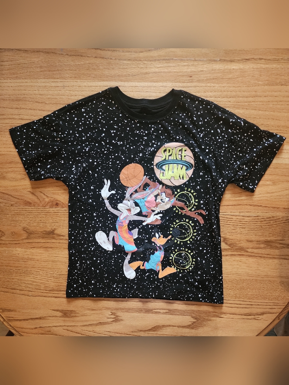 Space Jam A New Legacy Boy's Looney Tunes Multi-Character Short Sleeve Tee Large